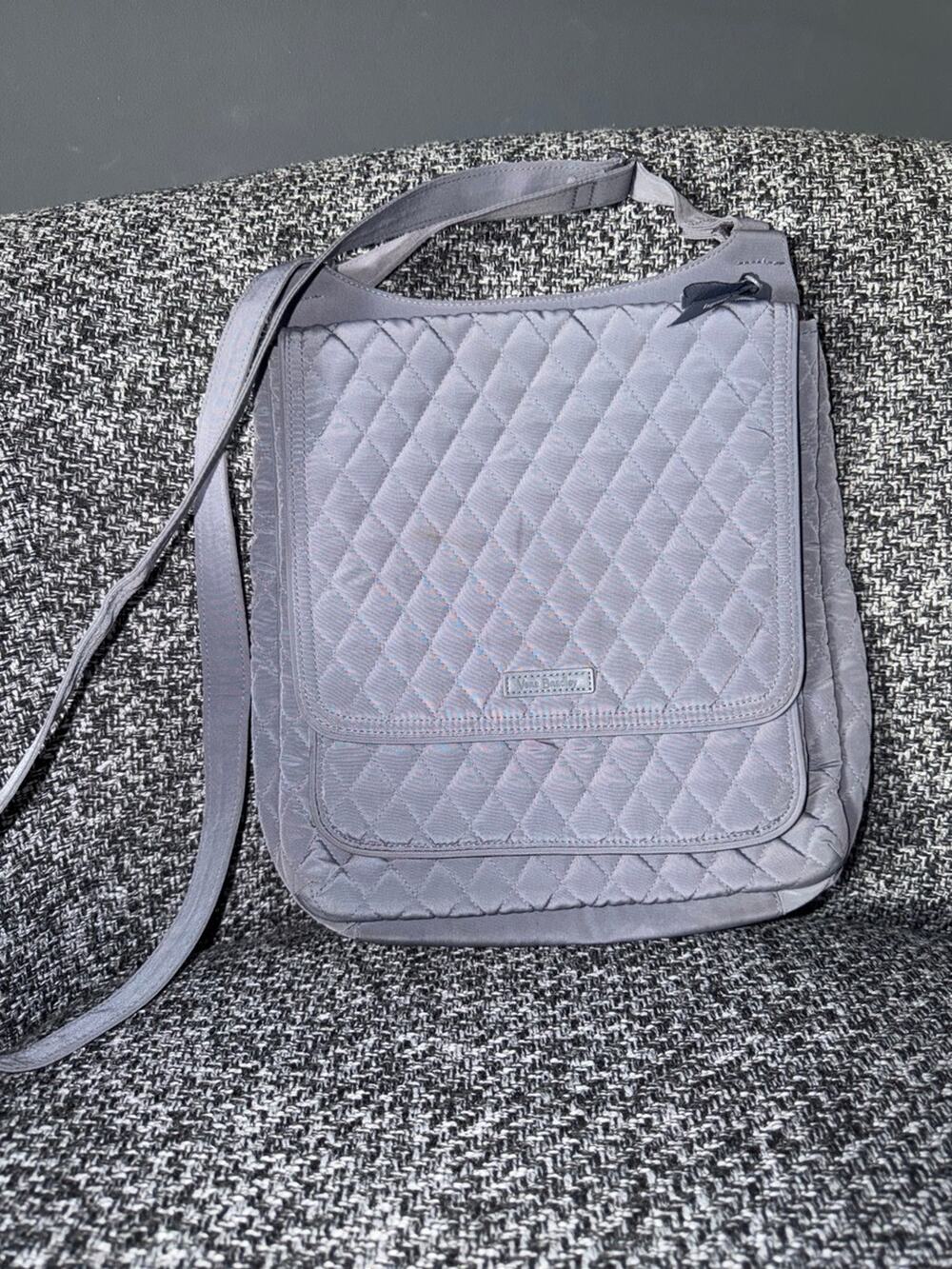 Vera Bradley Quilted Microfiber Mailbag Crossbody
